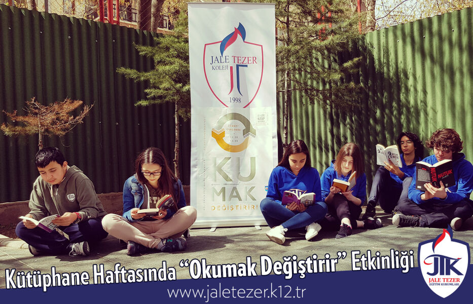 Anadolu ve Fen Lisesi Öğrencilerinden Kütüphane Haftasında Okumak Değiştirir Etkinliği 1
