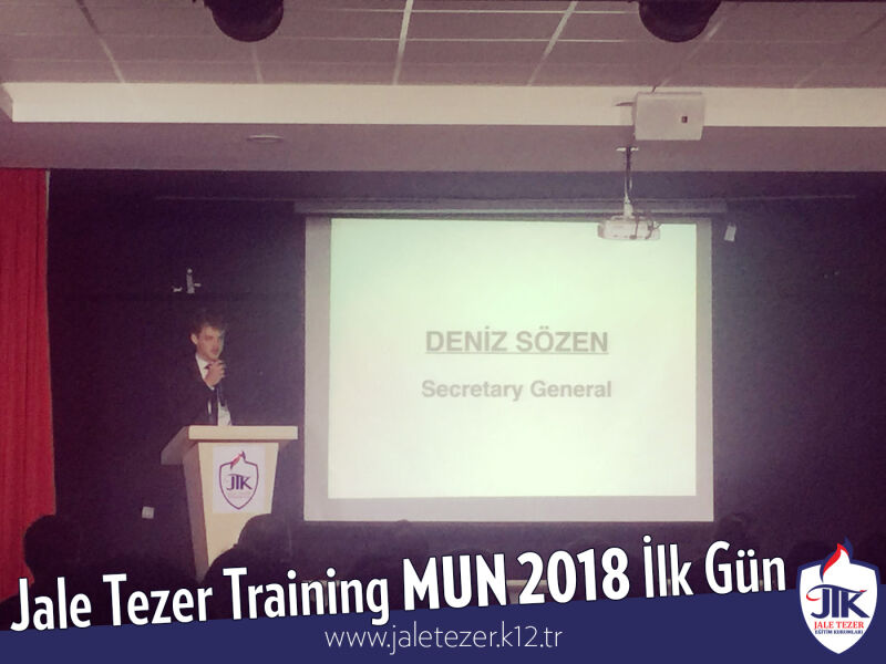 Jale Tezer Training MUN 2018 İlk Gün 4