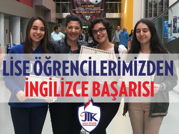 Lise Öğrencilerimizden İngilizce Başarısı