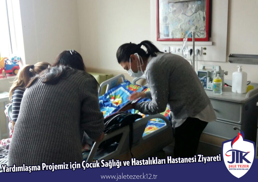 Jale Tezer Anaokulu Yardımlaşma Projesi Kapsamında Çocuk Sağlığı ve Hastalıkları Hastanesinde 4
