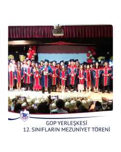 Gop Yerleşkesi 12.sınıfların Mezuniyet Töreni