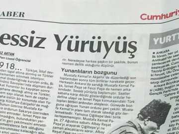 Öğrencimizin Yazısı Cumhuriyet Gazetesinde