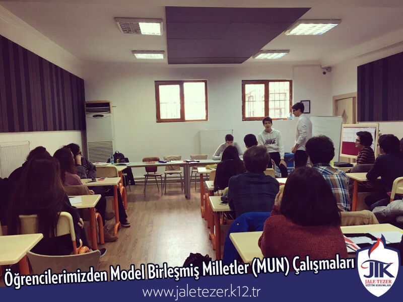 Özel Jale Tezer Anadolu ve Fen Lisesi Öğrencilerinden Model Birleşmiş Milletler (MUN) Çalışmaları 1