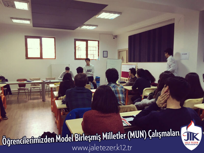 Özel Jale Tezer Anadolu ve Fen Lisesi Öğrencilerinden Model Birleşmiş Milletler (MUN) Çalışmaları 4