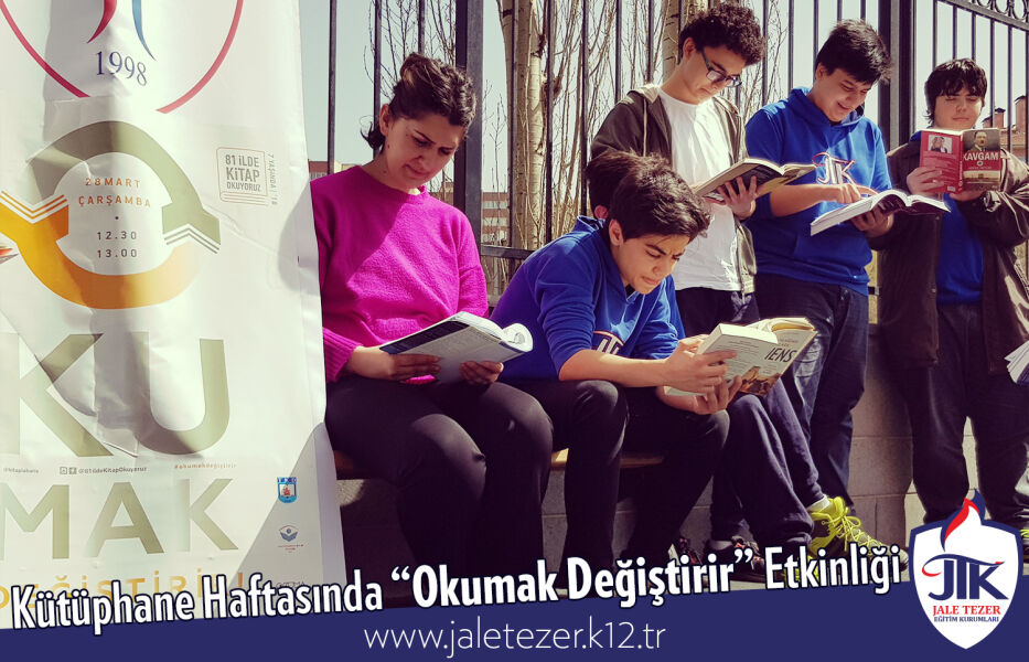 Anadolu ve Fen Lisesi Öğrencilerinden Kütüphane Haftasında Okumak Değiştirir Etkinliği 5