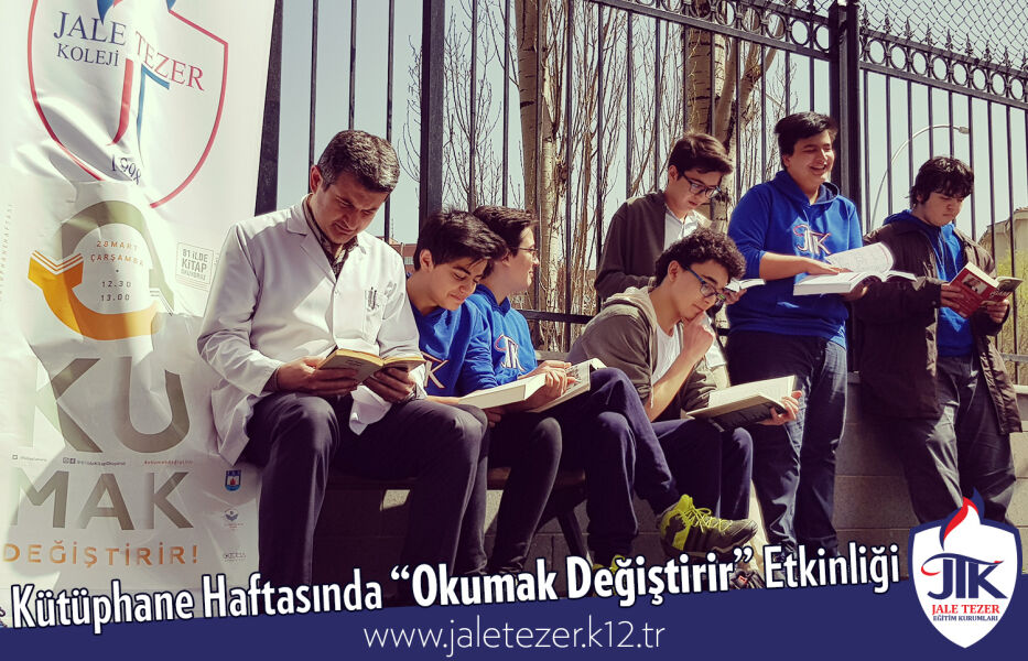 Anadolu ve Fen Lisesi Öğrencilerinden Kütüphane Haftasında Okumak Değiştirir Etkinliği 6