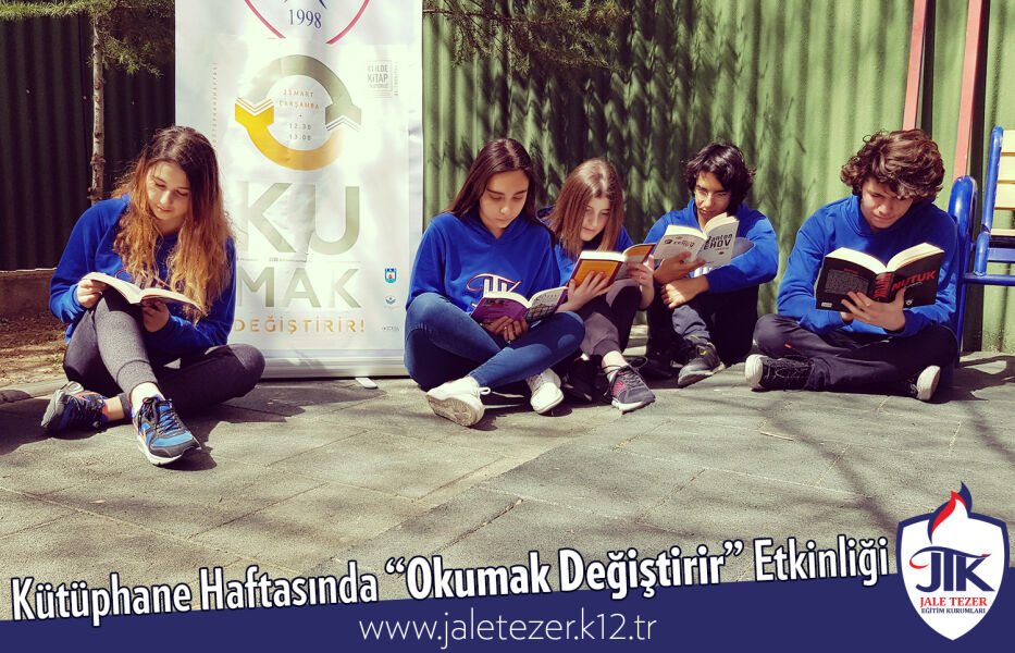Anadolu ve Fen Lisesi Öğrencilerinden Kütüphane Haftasında Okumak Değiştirir Etkinliği 8