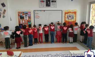 Anaokulu Öğrencilerimizden Sevgi Konulu Drama Çalışması