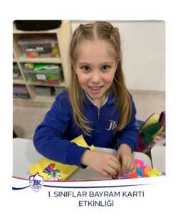 1.Sınıflar Bayram Kartı Etkinliği