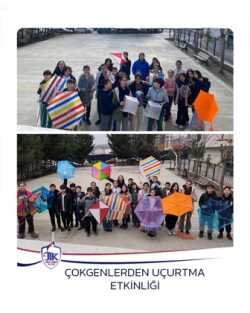 Çokgenlerden Uçurtma Etkinliği