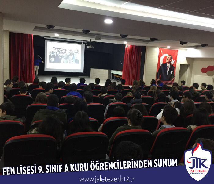 ÖZEL JALE TEZER FEN LİSESİ 9. SINIF A KURU ÖĞRENCİLERİNDEN SUNUM 11