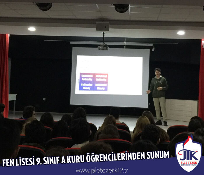 ÖZEL JALE TEZER FEN LİSESİ 9. SINIF A KURU ÖĞRENCİLERİNDEN SUNUM 2