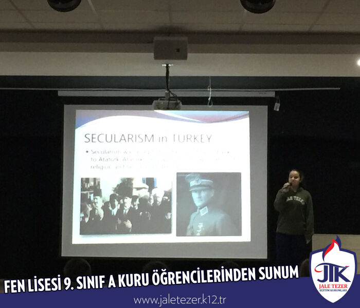 ÖZEL JALE TEZER FEN LİSESİ 9. SINIF A KURU ÖĞRENCİLERİNDEN SUNUM 6