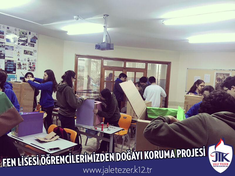 Özel Jale Tezer Fen Lisesi Öğrencilerimizden Doğayı Koruma Projesi 1