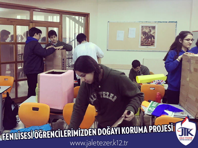 Özel Jale Tezer Fen Lisesi Öğrencilerimizden Doğayı Koruma Projesi 3