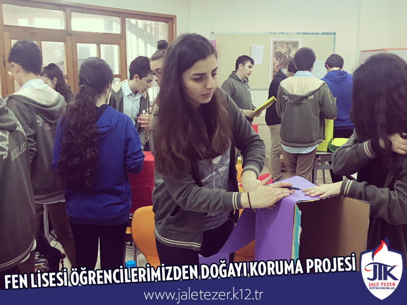 Özel Jale Tezer Fen Lisesi Öğrencilerimizden Doğayı Koruma Projesi 5