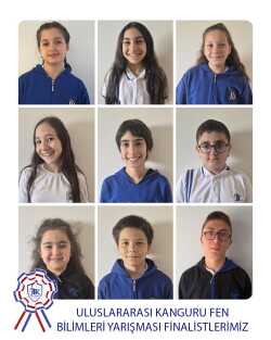 Uluslararası Kanguru Fen Bilimleri Yarışması Finalistlerimiz