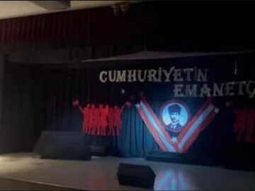 GOP (Lise) Yerleşkesi 29 Ekim Cumhuriyet Bayramı Töreni