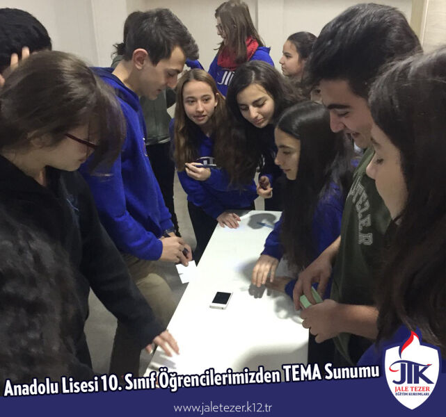 Özel Jale Tezer Anadolu Lisesi 10. Sınıf Öğrencilerimizden IGCSE Türkçe Dersi için TEMA Sunumu 5