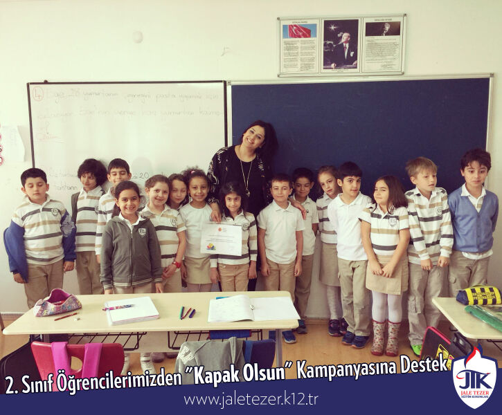 2. Sınıf Öğrencilerimizden "Kapak Olsun" Kampanyasına Destek 1