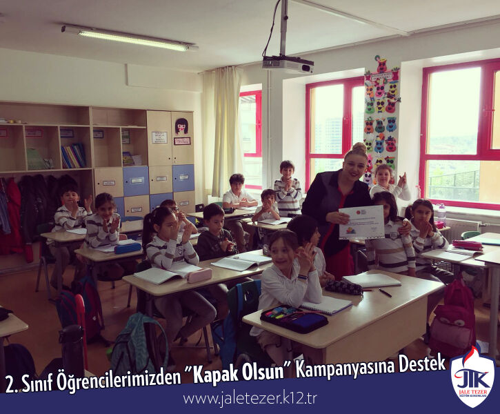 2. Sınıf Öğrencilerimizden "Kapak Olsun" Kampanyasına Destek 3