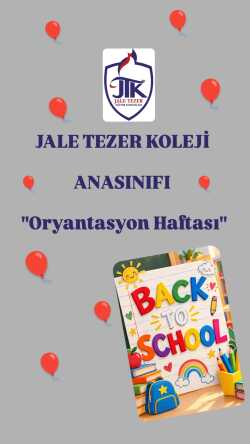 Gop Yerleşkesi Anasınıfı Oryantasyon Haftası