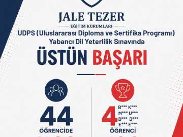 UDPS Yabancı Dil Yeterlilik Sınavında Büyük Başarı