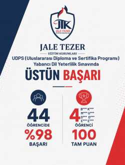 UDPS Yabancı Dil Yeterlilik Sınavında Büyük Başarı