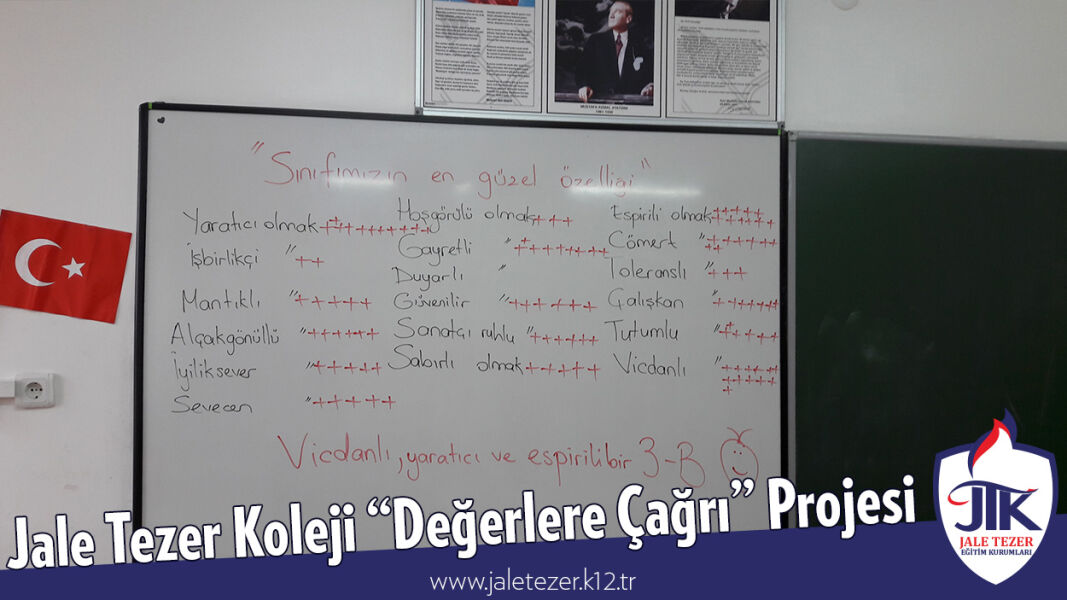 Jale Tezer Koleji “Değerlere Çağrı” Projesi 12