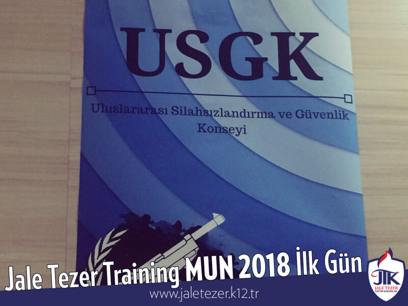 Jale Tezer Training MUN 2018 İlk Gün 11