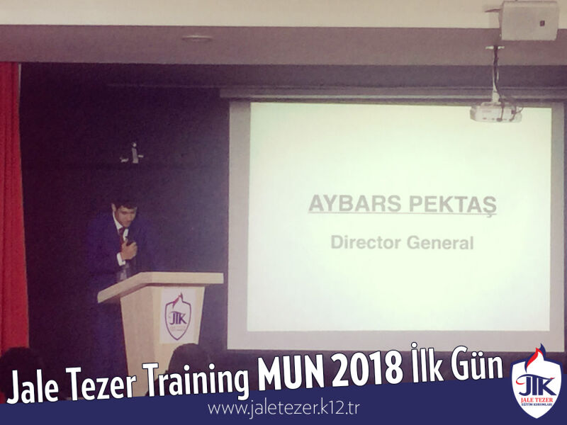 Jale Tezer Training MUN 2018 İlk Gün 3