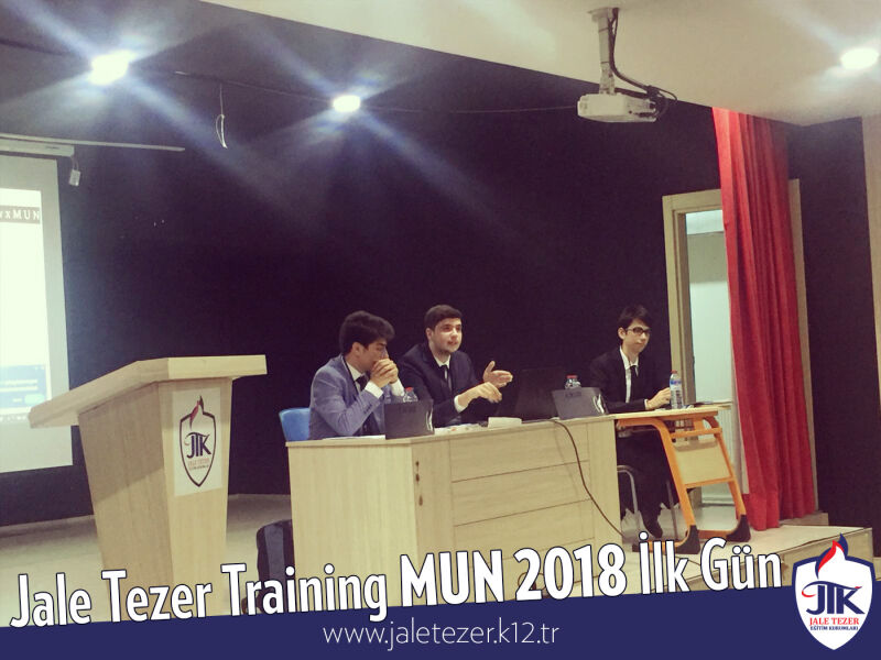 Jale Tezer Training MUN 2018 İlk Gün 7