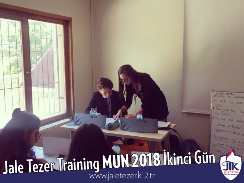 Jale Tezer Training MUN 2018 İkinci Gün 8