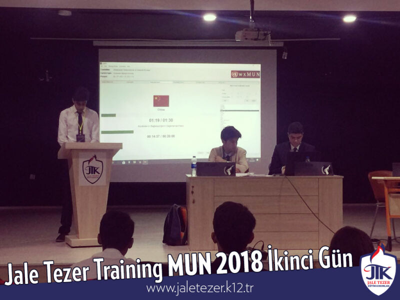 Jale Tezer Training MUN 2018 İkinci Gün 12