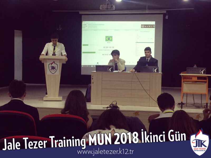 Jale Tezer Training MUN 2018 İkinci Gün 15