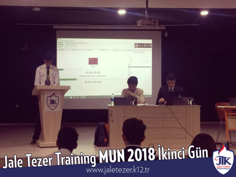 Jale Tezer Training MUN 2018 İkinci Gün 16