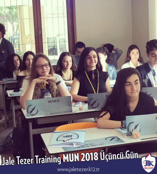 Jale Tezer Training MUN 2018 Üçüncü Gün 1
