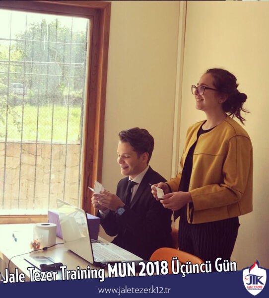 Jale Tezer Training MUN 2018 Üçüncü Gün 5