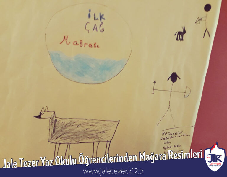 Jale Tezer Yaz Okulu Öğrencilerinden Mağara Resimleri 1