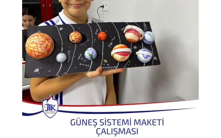 Güneş Sistemi Maketi Çalışması