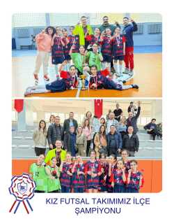 Kız Futsal Takımımız İlçe Şampiyonu