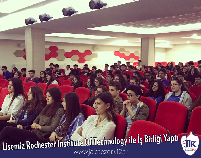 Özel Jale Tezer Anadolu ve Fen Lisesi ile Rochester Institute Of Technology İş Birliği 5