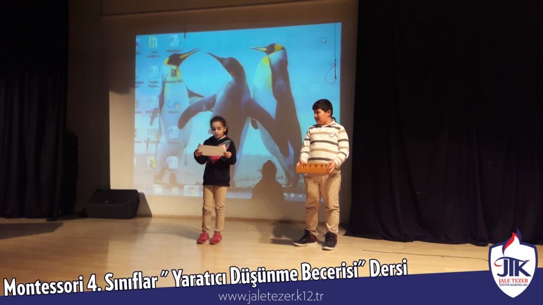 Montessori 4. Sınıflar "Yaratıcı Düşünme Becerisi" Dersi 11