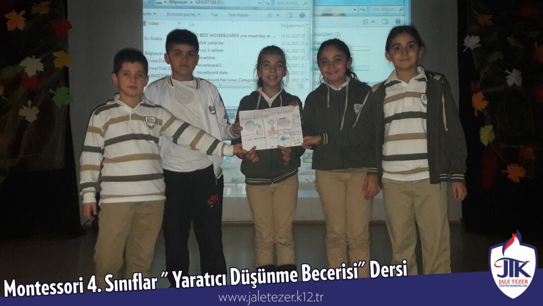 Montessori 4. Sınıflar "Yaratıcı Düşünme Becerisi" Dersi 2