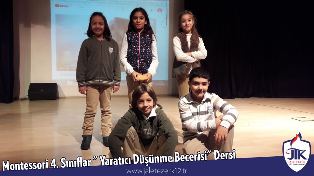 Montessori 4. Sınıflar "Yaratıcı Düşünme Becerisi" Dersi 7