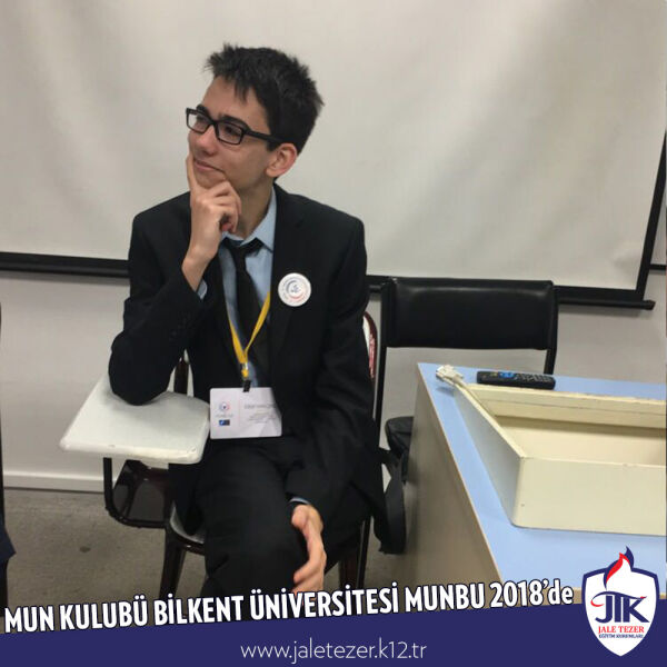 MUN KULUBÜ BİLKENT ÜNİVERSİTESİ MUNBU 2018’de 13