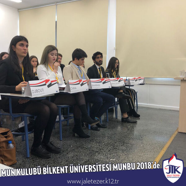 MUN KULUBÜ BİLKENT ÜNİVERSİTESİ MUNBU 2018’de 2