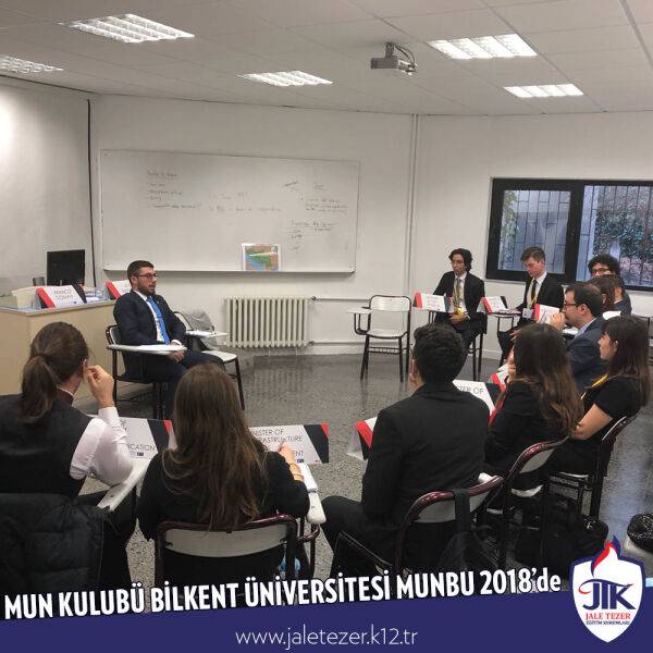 MUN KULUBÜ BİLKENT ÜNİVERSİTESİ MUNBU 2018’de 5