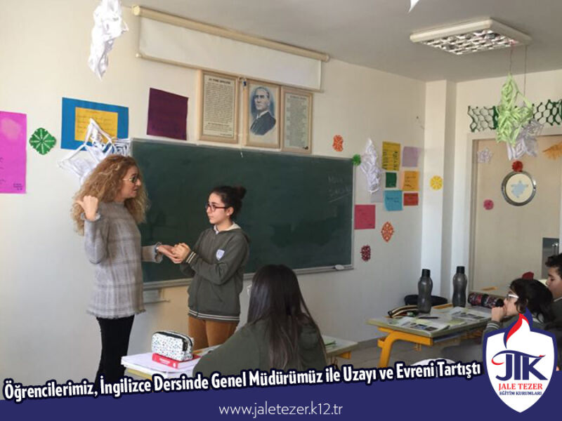 Öğrencilerimiz, İngilizce Dersinde Genel Müdürümüz ile Uzayı ve Evreni Tartıştı 3