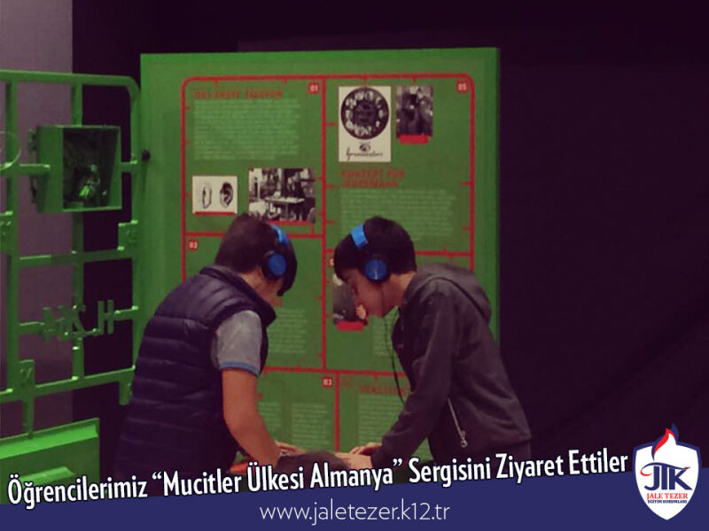 6. ve 7. Sınıf Öğrencilerimiz Alman Kültür Merkezi - Goethe Institut’de “Mucitler Ülkesi Almanya” Sergisini Ziyaret Ettiler 3